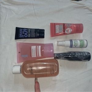 Skincare items
